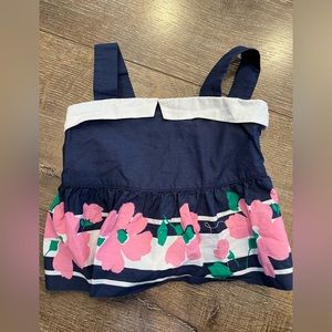 Janie and Jack blue floral top